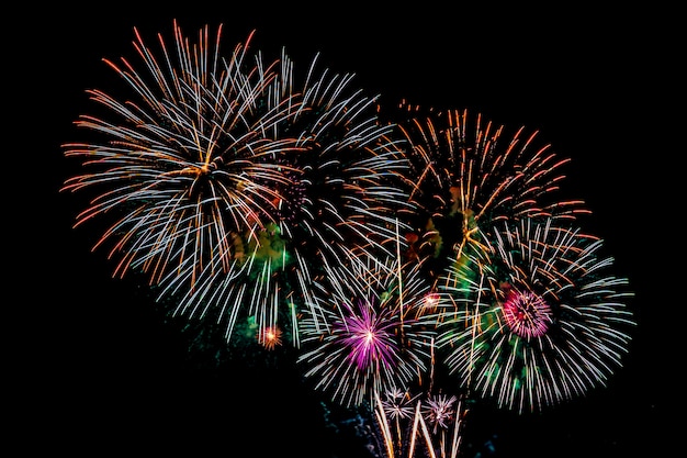 Feu d&#39;artifice fond pour anniversaire de célébration