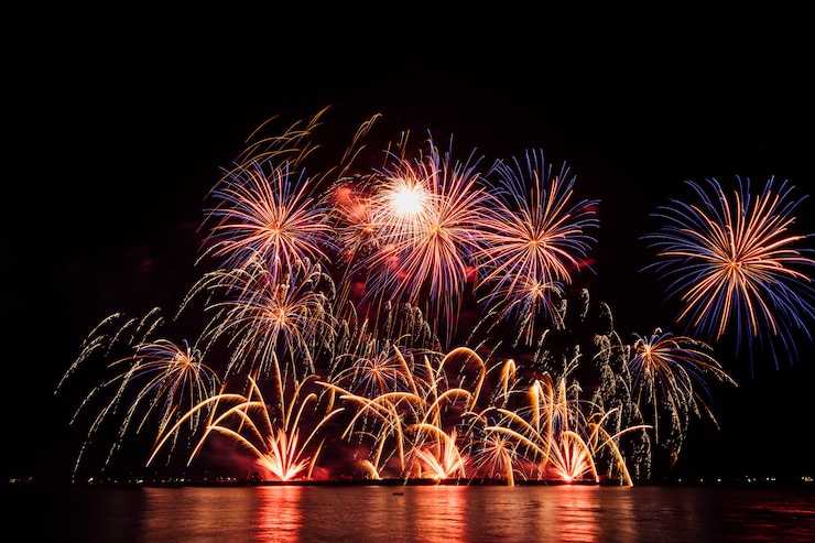 Photo gratuit feu d&#39;artifice en thaïlande