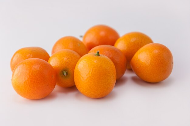 Feuille de fruits vue naturelle fraîche