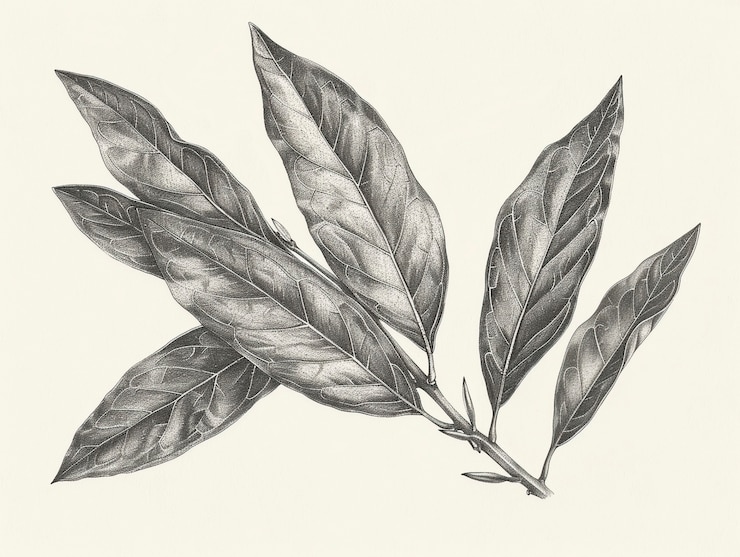 Photo gratuit feuille vintage monochrome dans le style de l'art en ligne