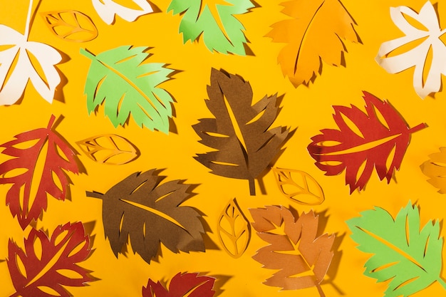 Feuilles De Papier Sur La Table