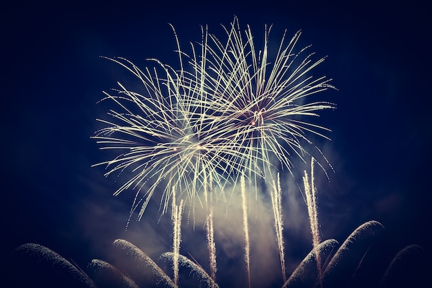 Photo gratuite des feux d'artifice