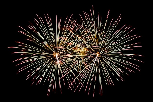 Photo gratuite feux d'artifice