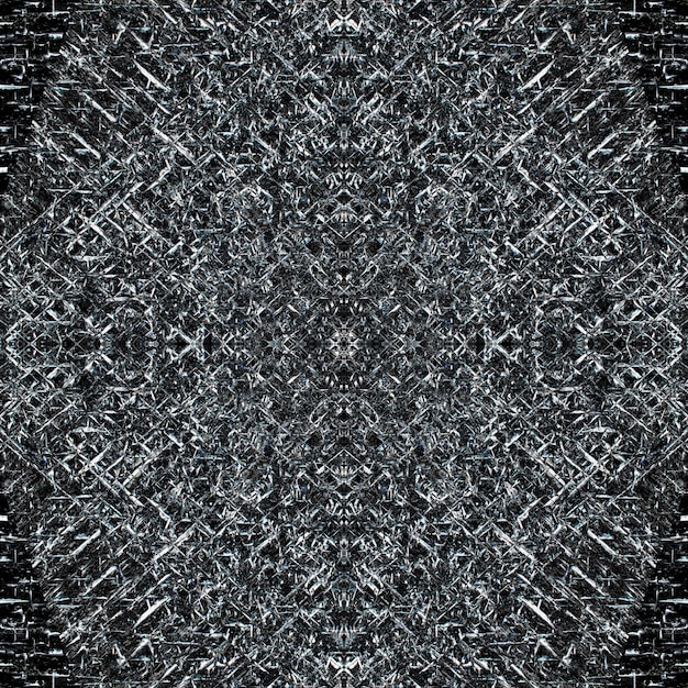 Figure géométrique fractale abstraite ou arrière-plan avec texture