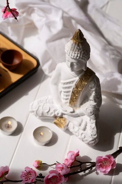 Figurine Bouddha nature morte