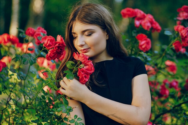 fille dans le parc