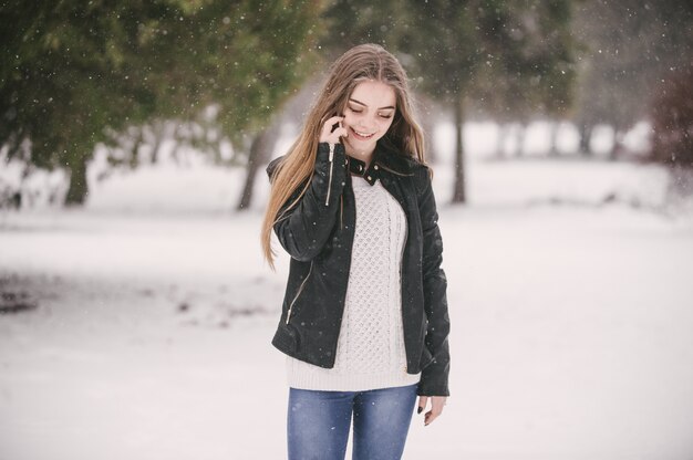 fille dans le parc