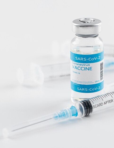 Flacon de vaccin préventif contre le coronavirus