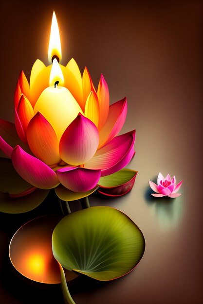 La fleur de lotus est un symbole de la nouvelle année.
