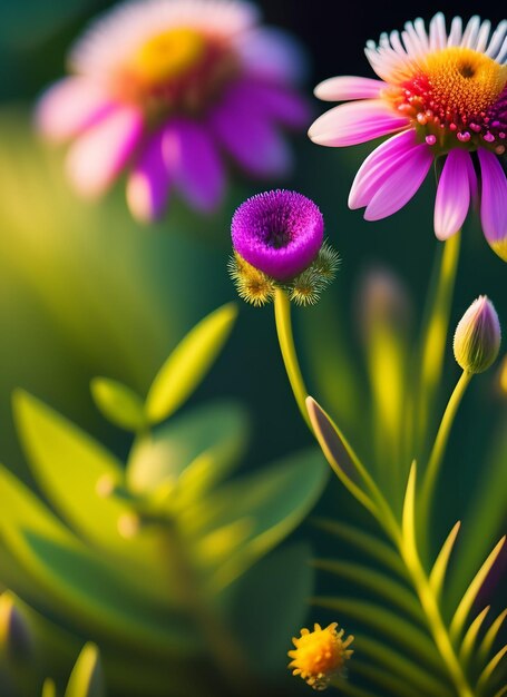 Photo gratuite une fleur qui est au soleil