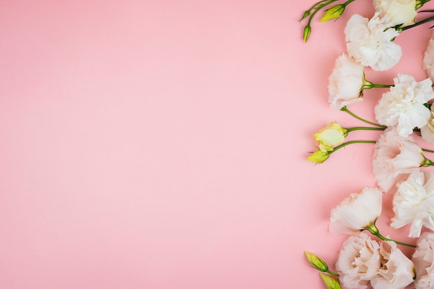 Photo gratuite fleurs élégantes avec espace de copie