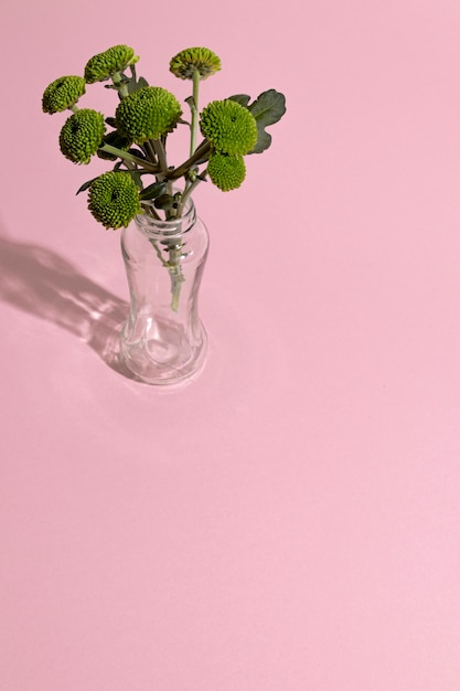 Fleurs en fleurs dans un vase sur la table