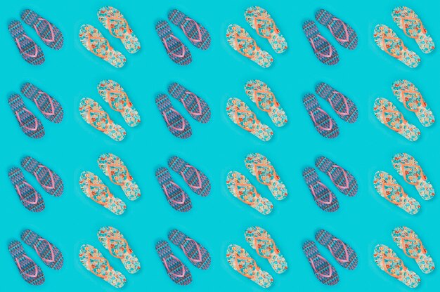 Flip flop motif pour l&#39;été