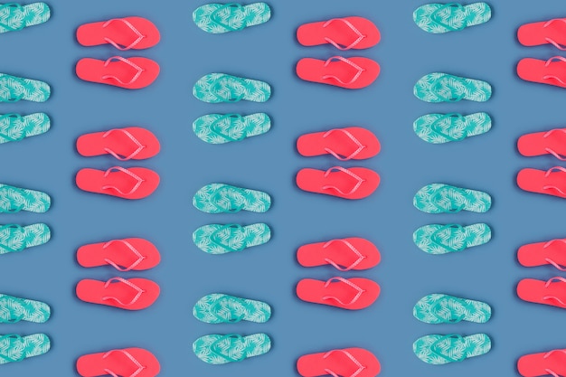 Flip flop motif pour l&#39;été