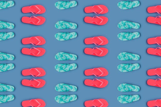 Flip flop motif pour l&#39;été