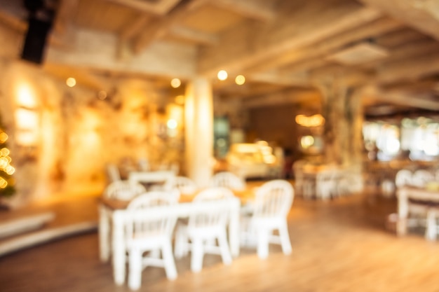 Photo gratuite flou abstrait et café défocalisé café et restaurant