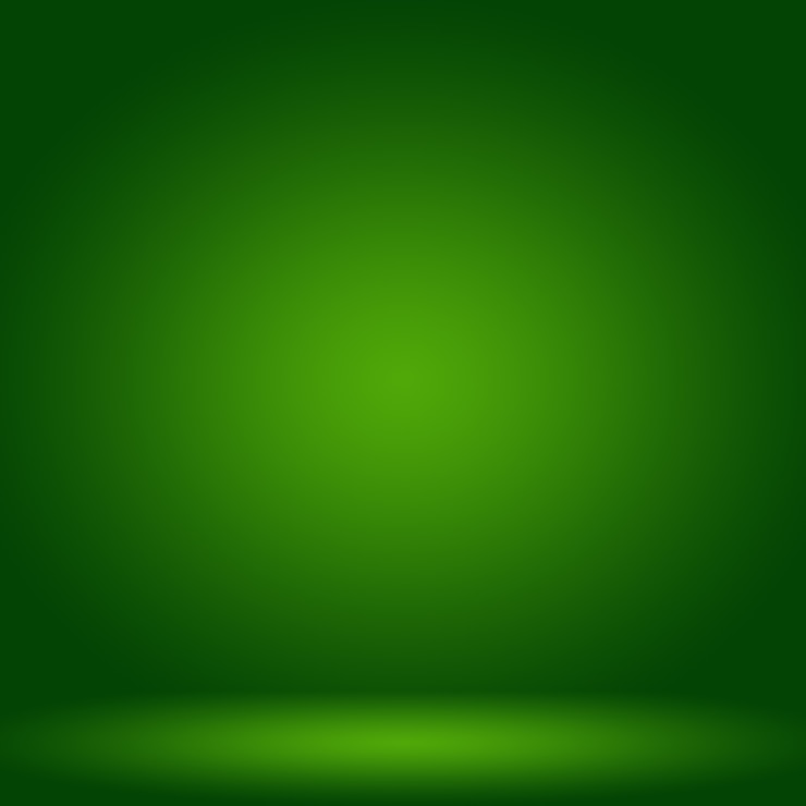 Flou abstrait Studio dégradé vert vide bien utilisé comme arrière-plan, modèle de site Web, cadre, rapport d'activité