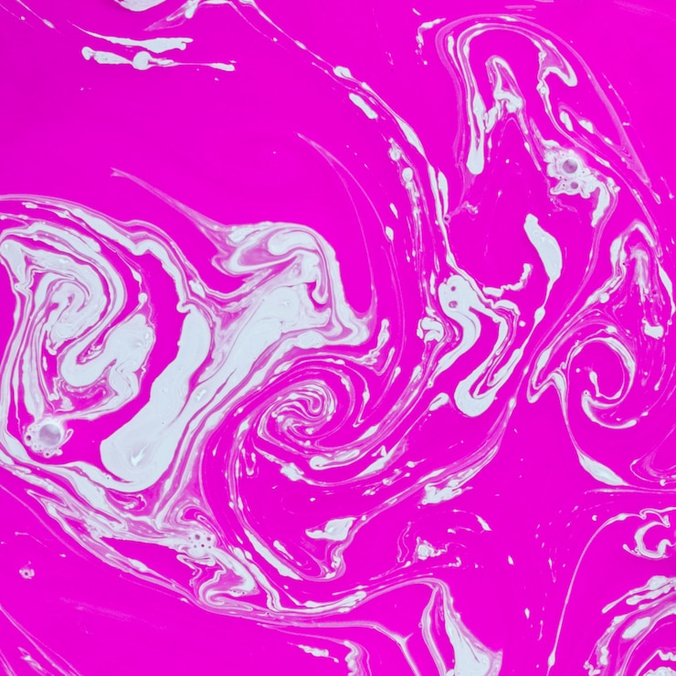 Photo gratuit flux de toile de fond abstrait de peinture blanche et rose