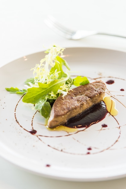 Photo gratuite foie gras grillé
