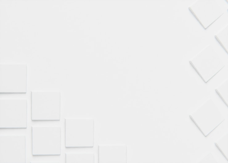 Photo gratuit fond 3d avec des cubes blancs