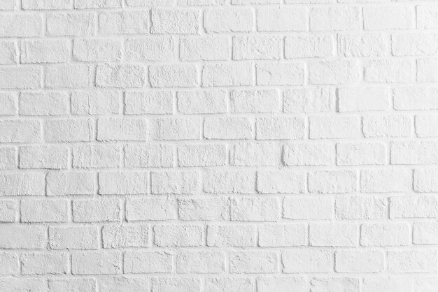 Fond blanc textures mur de briques