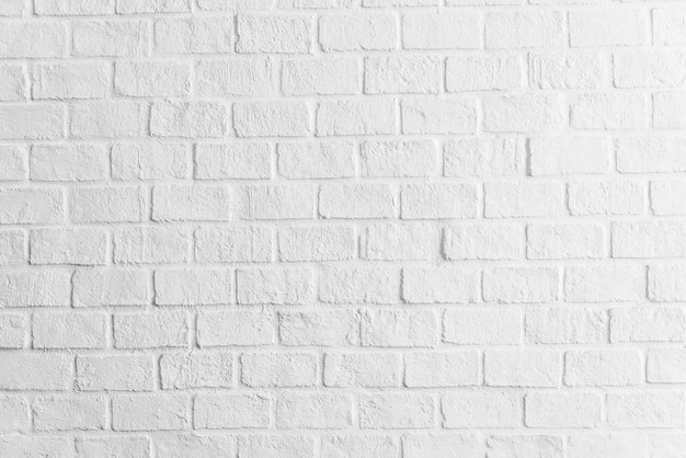 Fond blanc textures mur de briques