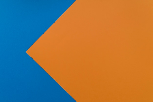 Fond bleu et orange