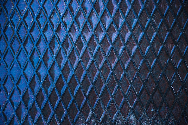 Fond bleu texture métallique