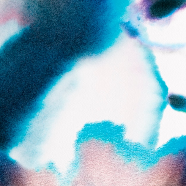 Fond de chromatographie abstrait esthétique en bleu indigo