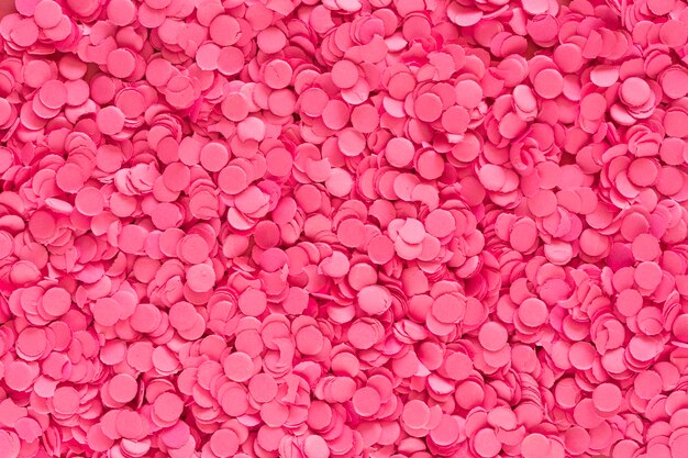 Fond de confettis roses