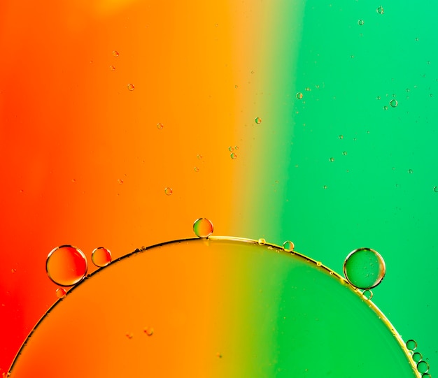Fond contrasté avec petites bulles transparentes