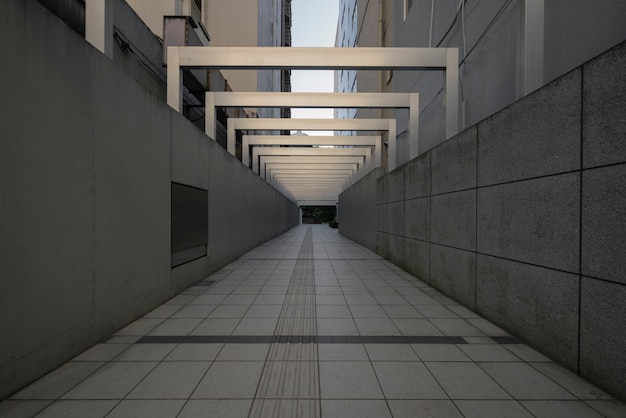 Fond de couloirs minimalistes