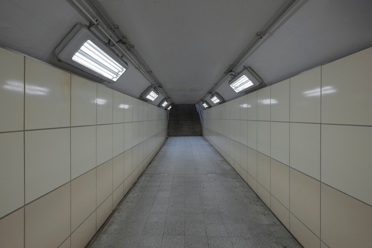 Photo gratuit fond de couloirs minimalistes