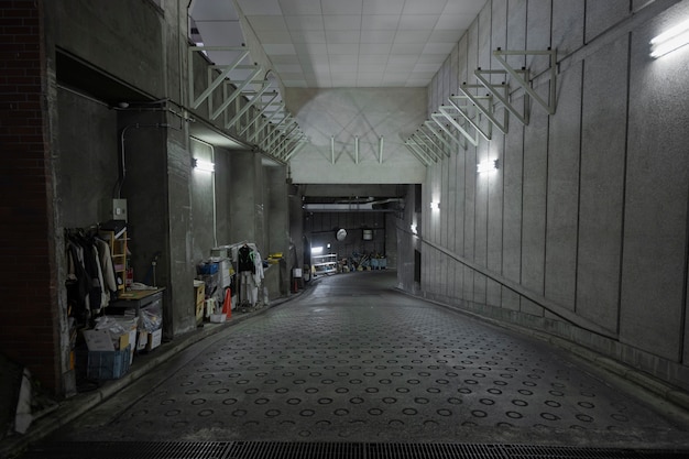 Photo gratuite fond de couloirs minimalistes