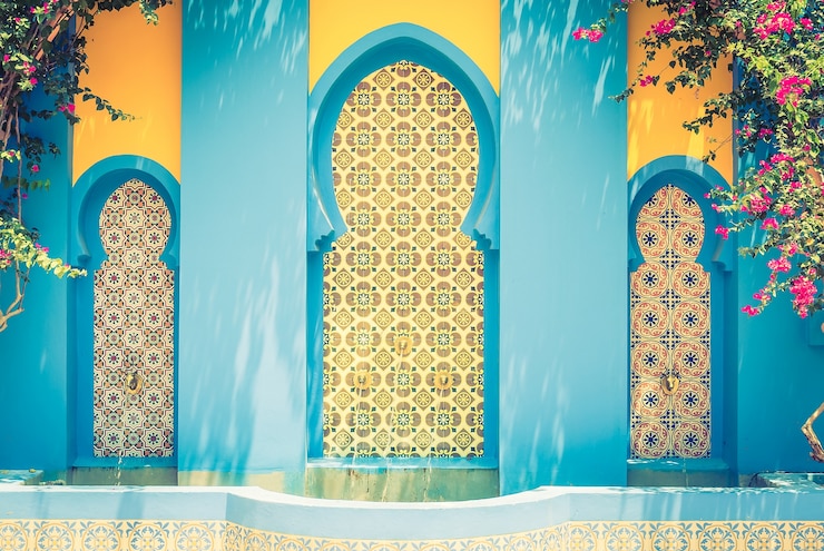 Photo gratuit fond de culture maroc arabe marocain