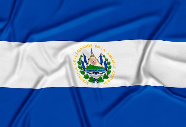 Photo gratuite fond de drapeau el salvador réaliste