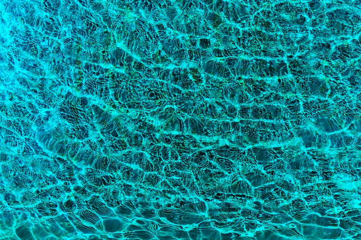 Photo gratuit fond d'eau cristalline bleue