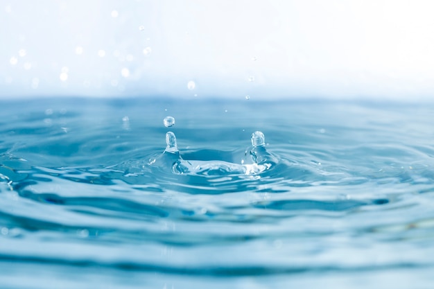 Fond d'eau avec des ondulations