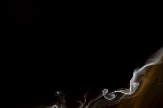 Fond d'écran abstrait sombre, conception de fumée