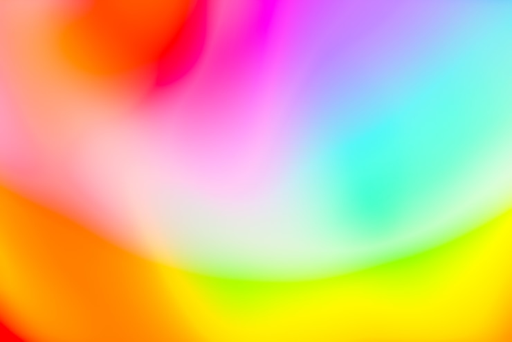 Photo gratuit fond d'écran coloré flou vif