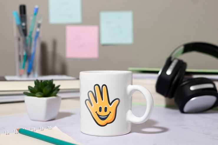 Photo gratuit fond d'écran d'optimisme avec un visage souriant
