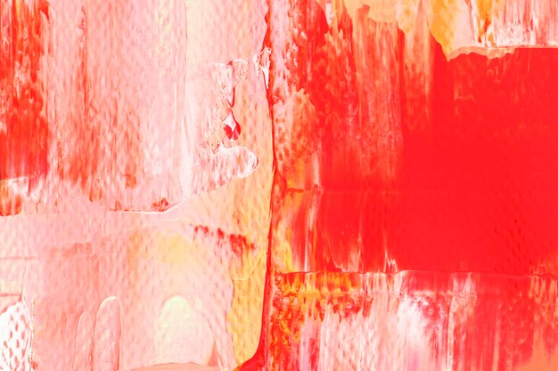 Fond d'écran rouge, texture de peinture acrylique