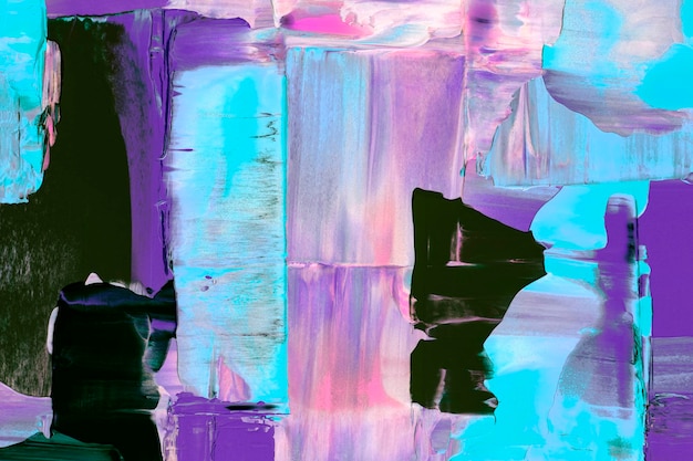 Fond d'écran violet, texture de peinture abstraite avec des couleurs mélangées