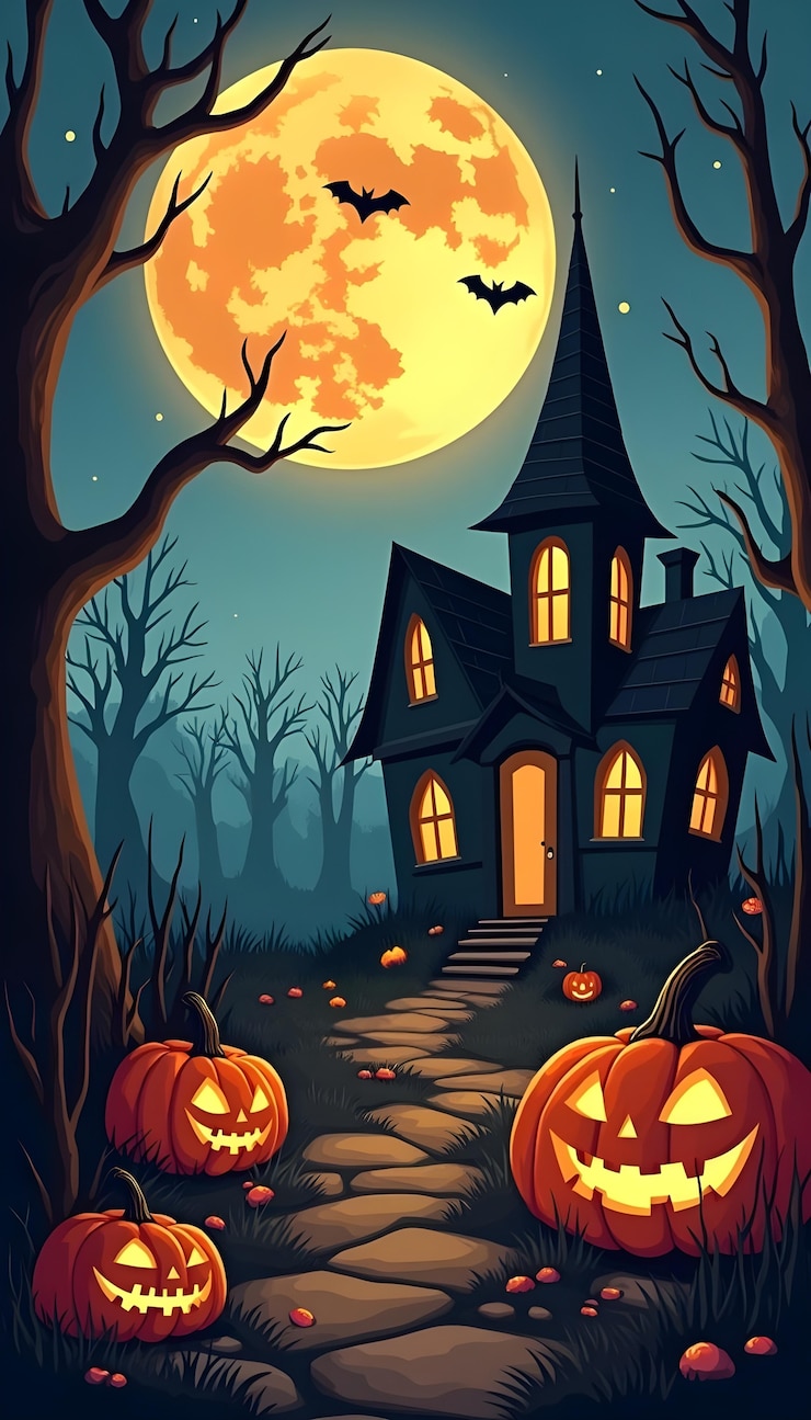 Photo gratuit le fond effrayant d'halloween