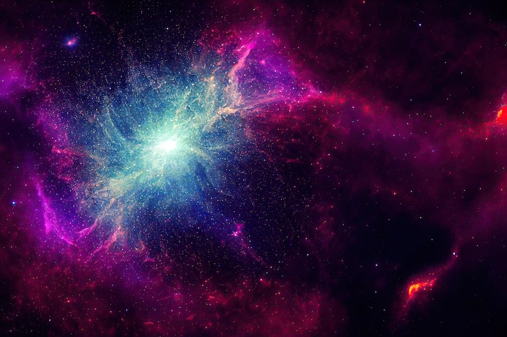 Photo gratuit fond d'espace cosmos de nuit étoilée réaliste et étoiles brillantes voie lactée et galaxie de couleur de poussière d'étoiles