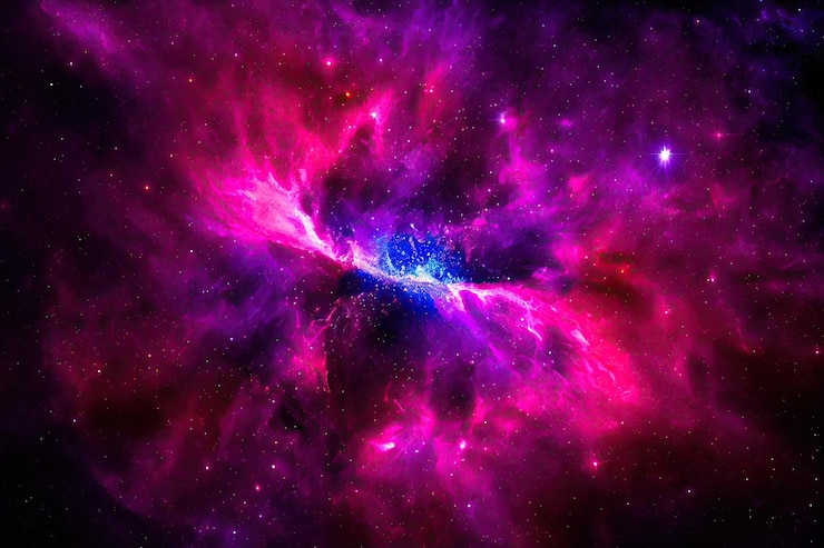 Photo gratuit fond d'espace cosmos de nuit étoilée réaliste et étoiles brillantes voie lactée et galaxie de couleur de poussière d'étoiles