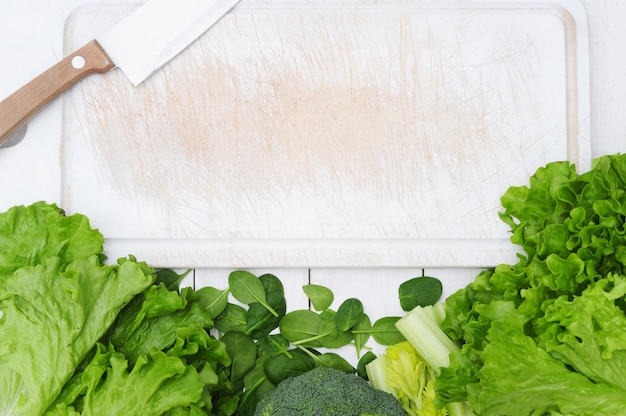 Fond fait de légumes, concept d'aliments sains