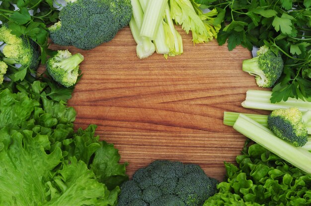 Fond fait de légumes, concept d'aliments sains