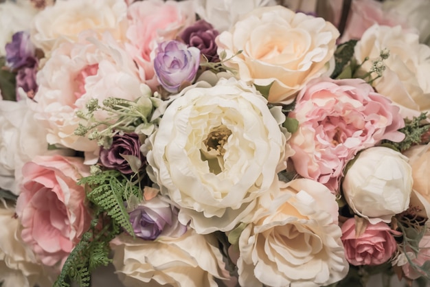 fond de fleurs de bouquet