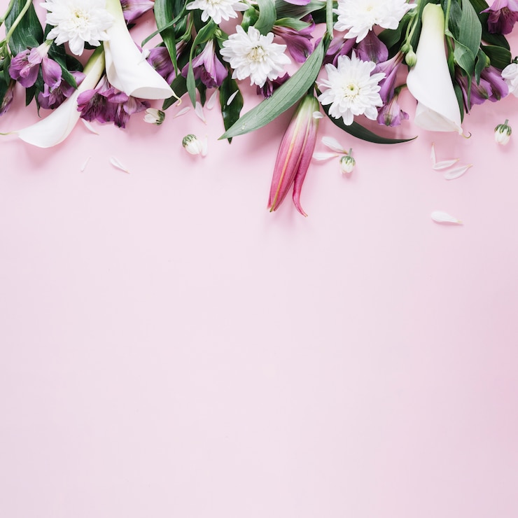 Photo gratuit fond de fleurs